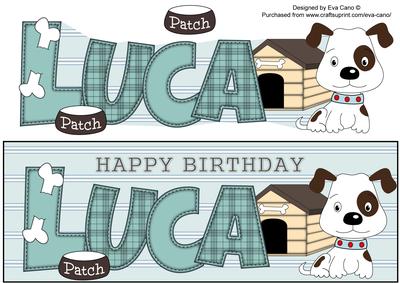 Patch the Dog Luca Large Dl