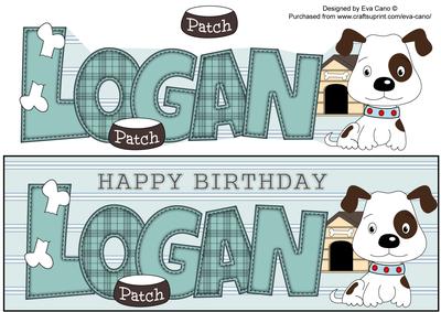Patch the Dog Logan Large Dl