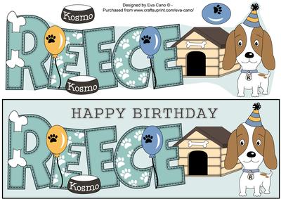 Kosmo the Dog Reece Large Dl