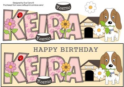 Kosmo the Dog Keira Large Dl
