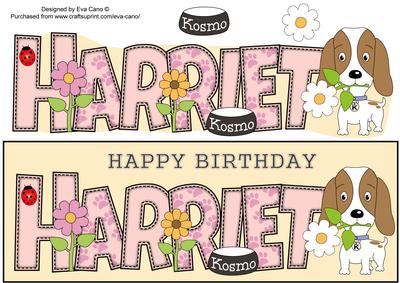 Kosmo the Dog Harriet Large Dl