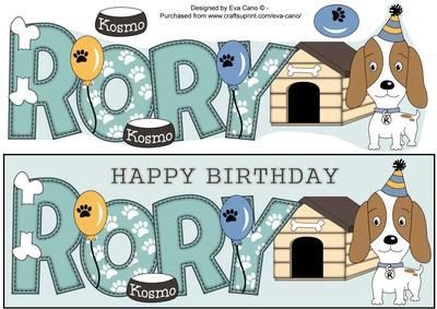 Kosmo the Dog Rory Large Dl