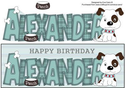 Patch the Dog Alexander Large Dl