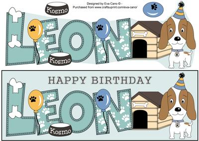 Kosmo the Dog Leon Large Dl