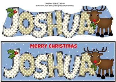 Rudolf the Red Nose Reindeer Joshua Large Dl