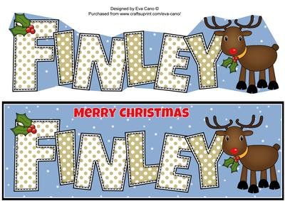 Rudolf the Red Nose Reindeer Finley Large Dl