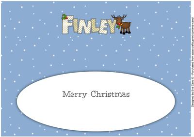 Rudolf the Red Nose Reindeer Finley Large Dl Insert