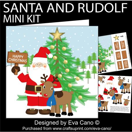 Santa and Rudolf Mini Kit