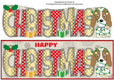 Kosmo the Dog Christmas Large Dl