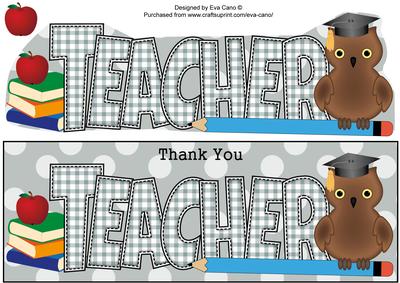 Thank You Teacher Large Dl