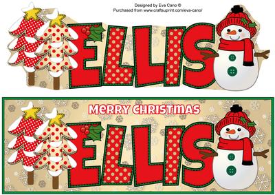 Cute Snowman Ellis Large Dl