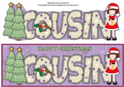 Christmas Girl Cousin Large Dl