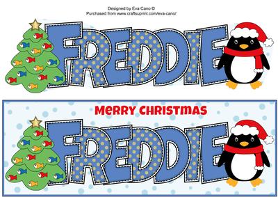Eddie the Penguin Freddie Large Dl