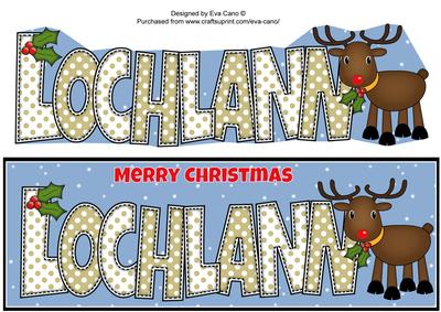 Rudolf the Red Nose Reindeer Lochlann Large Dl