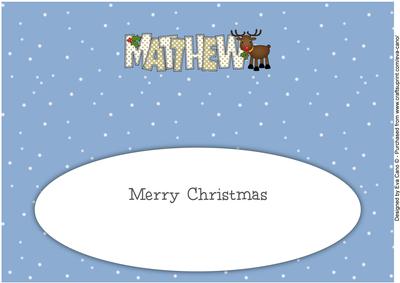 Rudolf the Red Nose Reindeer Matthew Large Dl Insert