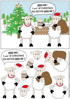 Christmas Sheep Humour