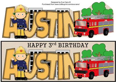 Fireman Fred Austin Large Dl