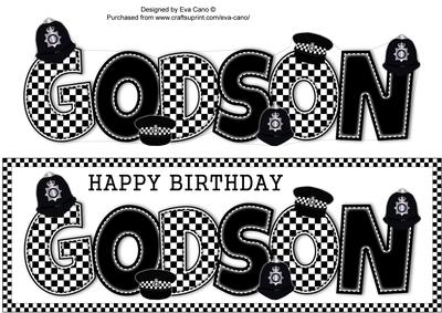 Police Hats Godson Large Dl