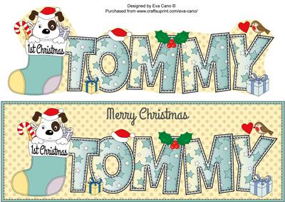 Patch 1st Xmas Tommy Large Dl