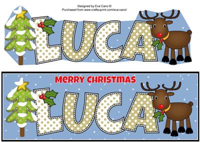 Rudolf the Red Nose Reindeer Luca Large Dl