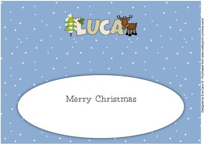 Rudolf the Red Nose Reindeer Luca Large Dl Insert