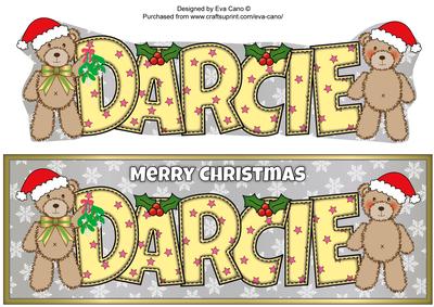 Christmas Teddies Darcie Large Dl