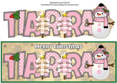 Cute Snowman Tiarra Large Dl