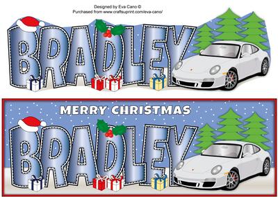 Christmas Porsche Bradley Large Dl