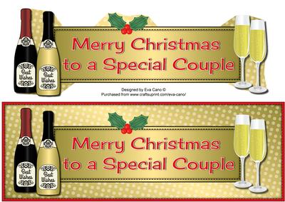 Christmas Champagne Special Couple Large Dl