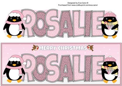 Christmas Penguins Rosalie Large Dl