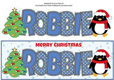 Eddie the Penguin Robbie Large Dl