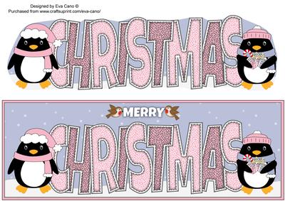 Christmas Penguins Christmas Large Dl