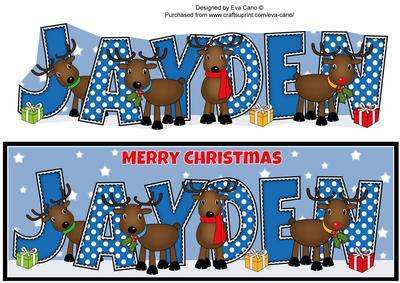 Rudolf and Friends Jayden Large Dl