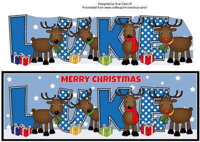 Rudolf and Friends Luke Large Dl