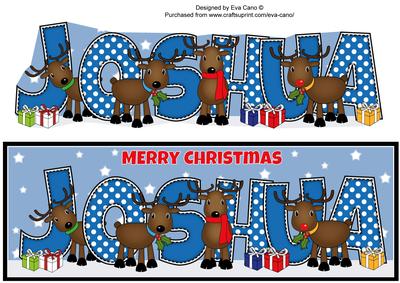 Rudolf and Friends Joshua Large Dl