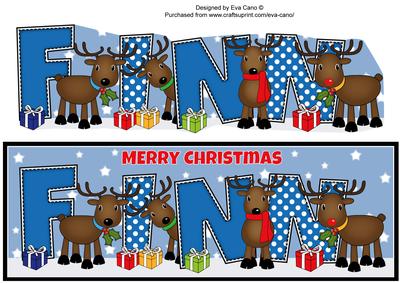 Rudolf and Friends Finn Large Dl