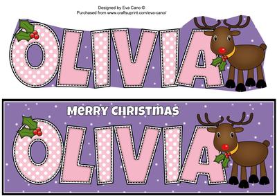 Rudolf the Red Nose Reindeer Olivia Large Dl