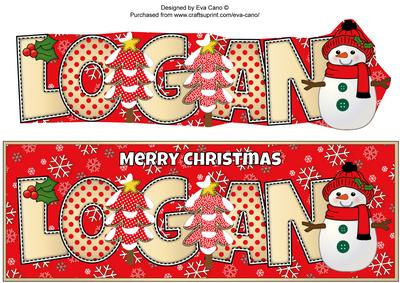Cute Snowman Logan Large Dl