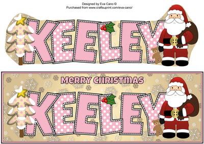Santa Keeley Large Dl