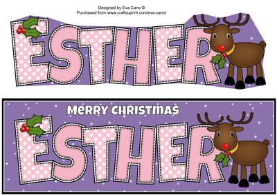 Rudolf the Red Nose Reindeer Esther Large Dl