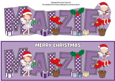 Christmas Fairies Maizie Large Dl
