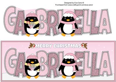 Christmas Penguins Gabriella Large Dl