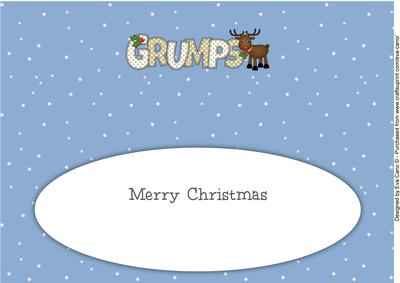 Rudolf the Red Nose Reindeer Grumps Large Dl Insert
