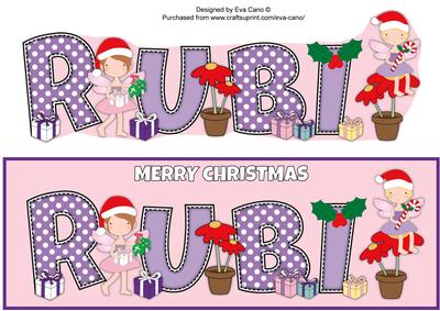 Christmas Fairies Rubi Large Dl