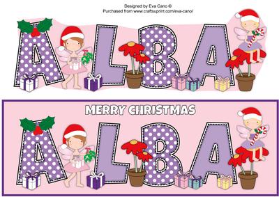 Christmas Fairies Alba Large Dl