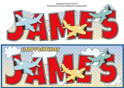 Planes James Large Dl