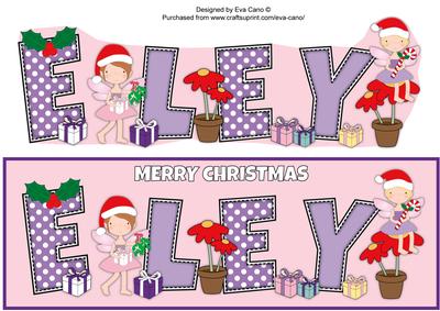 Christmas Fairies Eley Large Dl