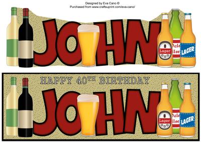 What's Your Poison? John 40th Large Dl