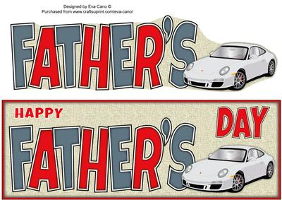 Fathers Day Porsche Large Dl