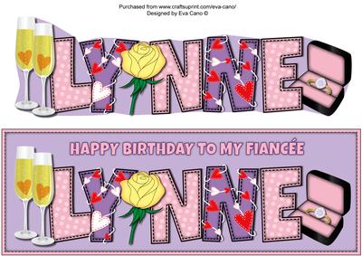Romantic Birthday Lynne Large Dl